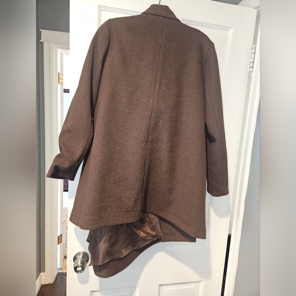 Steve Madden Chocolate Brown Coat - Picture 3 of 6